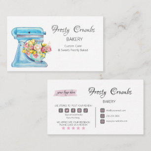 Bakery Pastry Sweets Cupcakes Business Card
