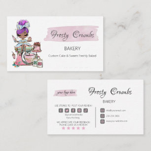 Bakery Pastry Sweets Cupcakes   Business Card
