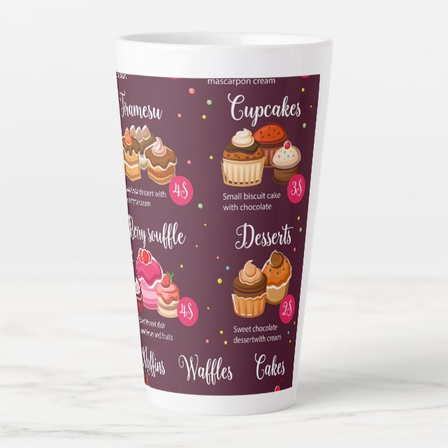 Bakery pastry sweets latte mug (Front)
