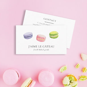 Bakery / Patisserie Macaron Business Card