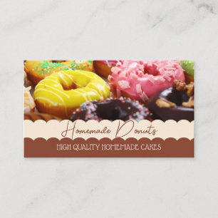 Bakery Photo Tasty Business Card