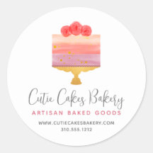 Bakery Pink Purple Cake Pastry Chef Dessert Modern