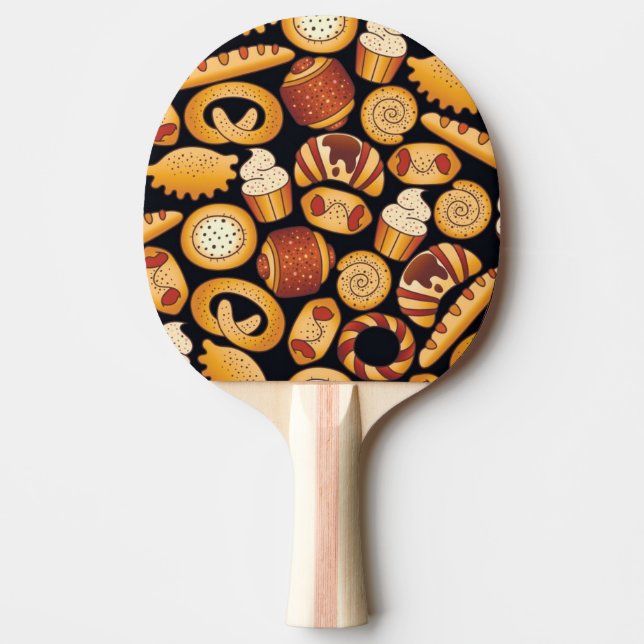 Bakery products ping pong paddle (Front)