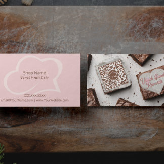 Bakery QR Business Card