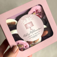 Bakery Rose Gold Glitter Drips Cake Pastry Chef