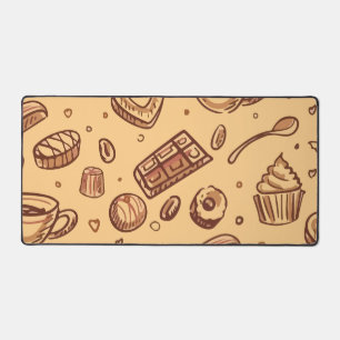 Bakery seamless pattern desk mat