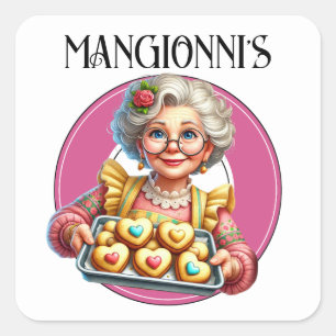 Bakery Square Sticker