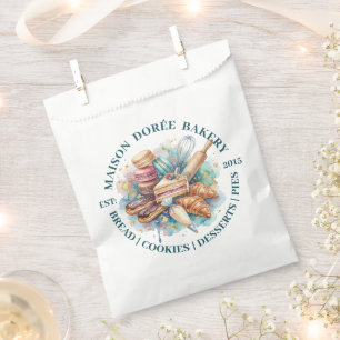 Bakery Store Pastry Chef Dessert Sweets Cake Baker Favour Bag