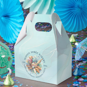 Bakery Store Pastry Chef Dessert Sweets Cake Baker Favour Box