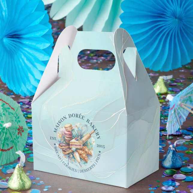 Bakery Store Pastry Chef Dessert Sweets Cake Baker Favour Box (Party)