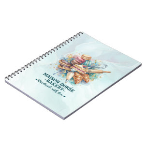 Bakery Store Pastry Chef Dessert Sweets Cake Baker Notebook