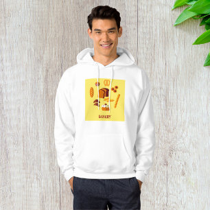 Bakery Themed Bread Pastries and Sweets Hoodie