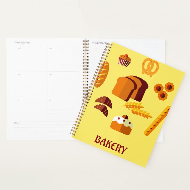 Bakery Themed Bread Pastries and Sweets  Planner (Creator Uploaded)