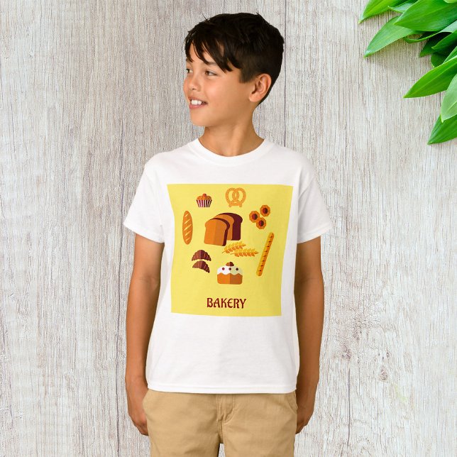 Bakery Themed Bread Pastries and Sweets  T-Shirt (Creator Uploaded)