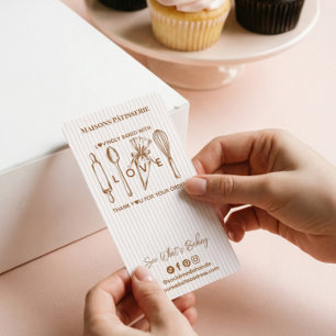 Bakery Utensils Bake With Love Thank You Bakery