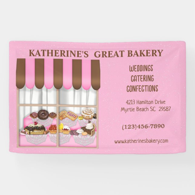 Bakery Window Business  Banner (Horizontal)
