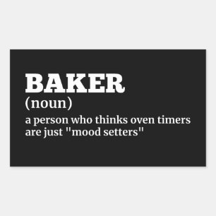 Bakery Worker Funny Definition Sticker