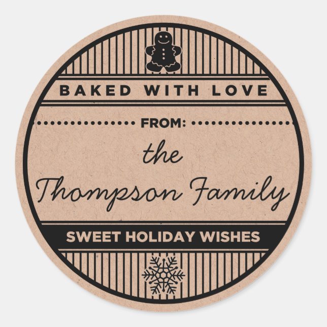 Bakes With Love Stickers (Front)