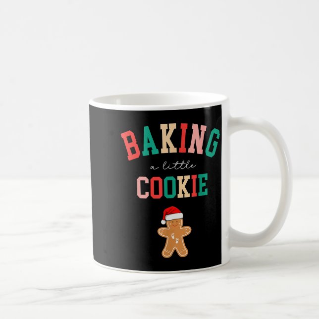 Baking A Little Cookie Cute Christmas Pregnancy An Coffee Mug (Right)
