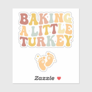 Baking a little turkey cute pregnancy announcement