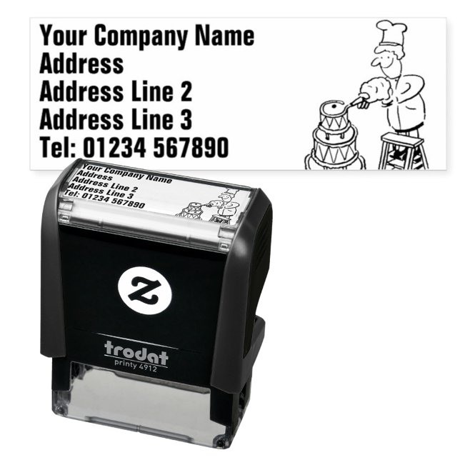Baking and Cake Making, Cake Maker Self-inking Stamp (Creator Uploaded)