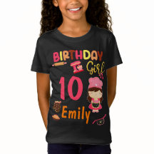 Baking Birthday Girl Party Theme Matching