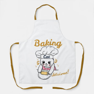 Baking Cat-DELICIOUS Good Design - Cute Cat Baking Apron
