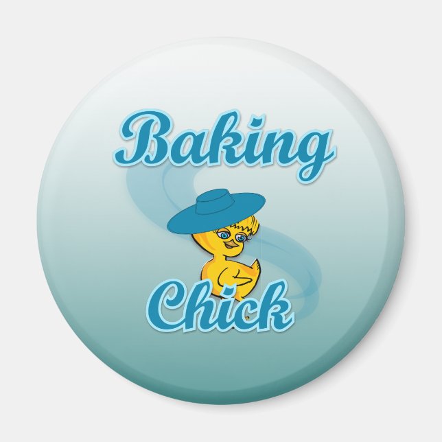 Baking Chick #3 Magnet (Front)