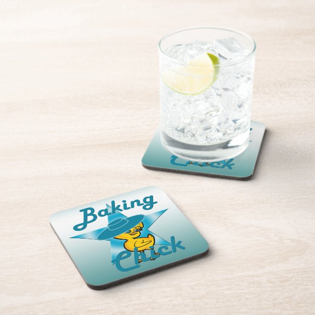 Baking Chick #7 Coaster (Right Side)