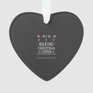 Baking Christmas Cheer Gingerbread Oven Knit Patte Ornament
