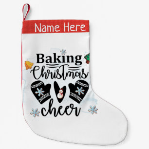 Baking Christmas Cheer Small Christmas Stocking