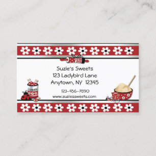 Baking Cookies Business Card