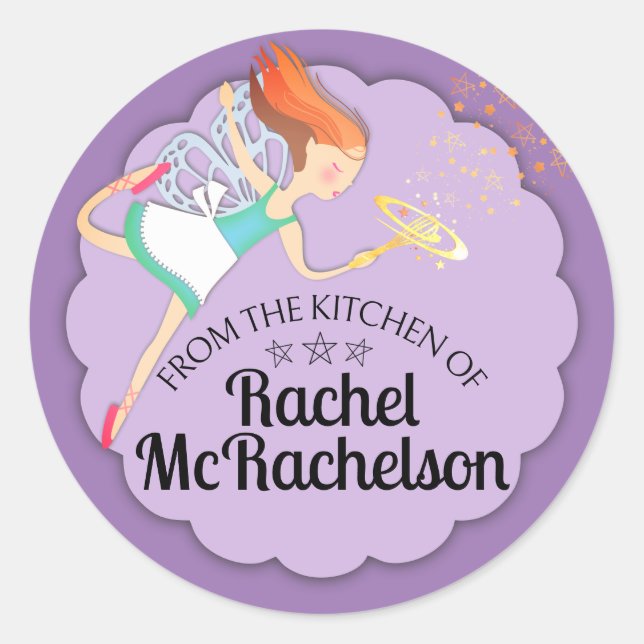 baking cooking fairy whisk from my kitchen sticker (Front)