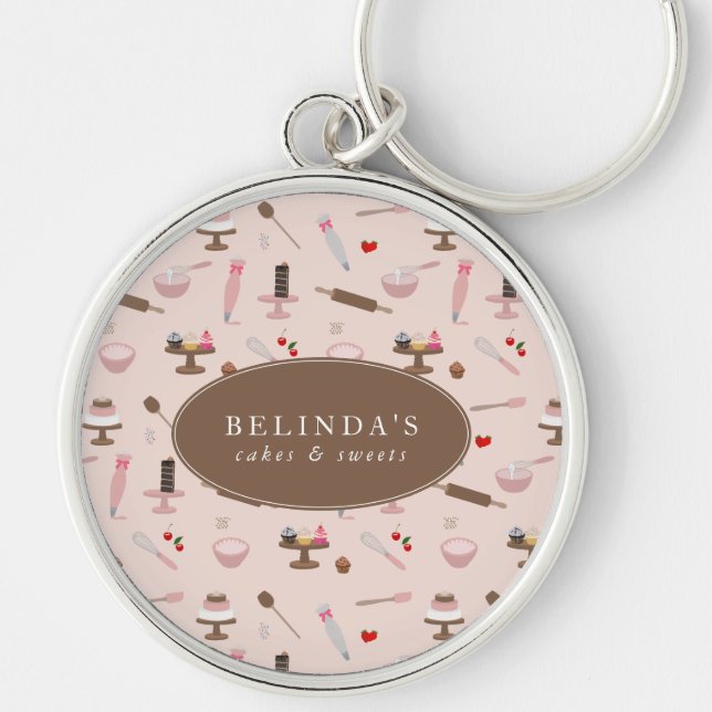 Baking & Cooking Utensils Bakery Cooking Key Ring (Front)