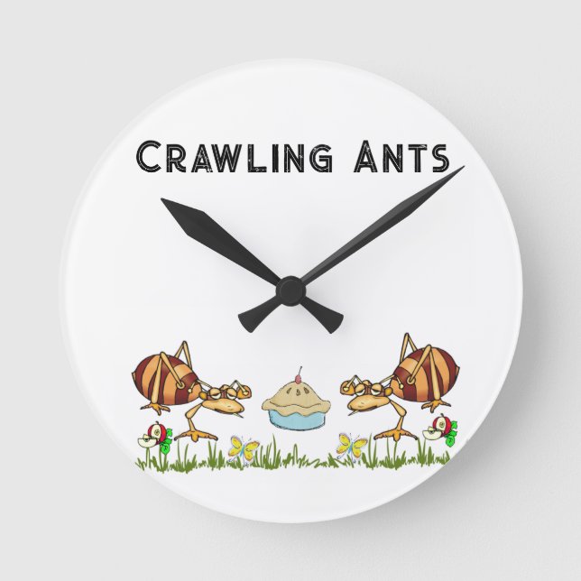 Baking Crawling Ants Clock (Front)