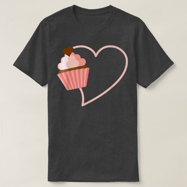 baking cupcake cute bakery muffin baking cooking f T-Shirt (Design Front)