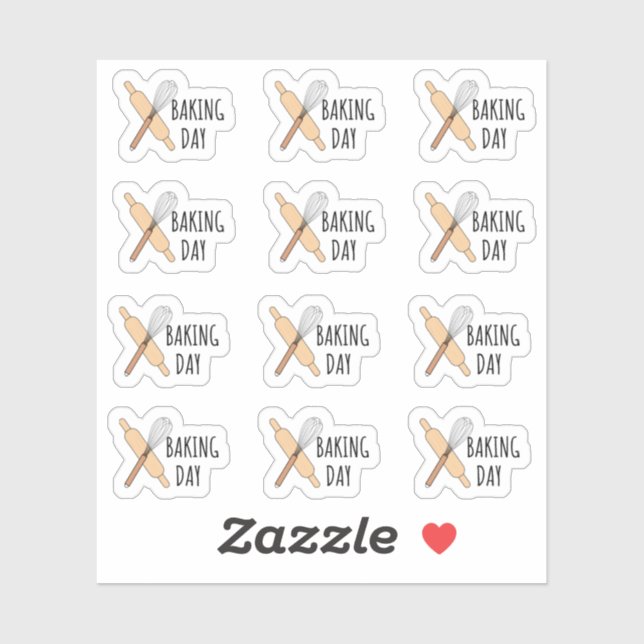 Baking Day Kitchen Cooking Calendar Planner (Sheet)