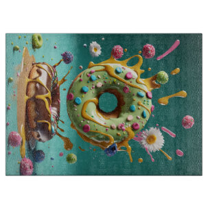 Baking Doughnuts Kitchen Cutting Board