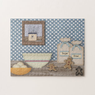 Baking Gingerbread Men Puzzle