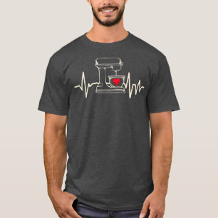 Baking Heartbeat Pastry Baker Sweet Pastries Lover T-Shirt