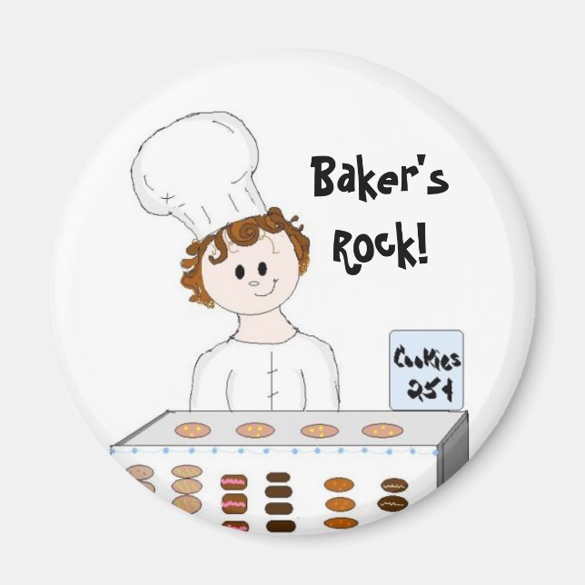 Baking In Style Magnet (Front)