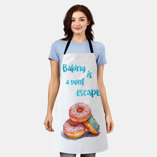 Baking Is A Sweet Escape Apron (Worn)
