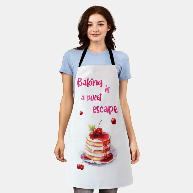 Baking Is A Sweet Escape Apron (Worn)