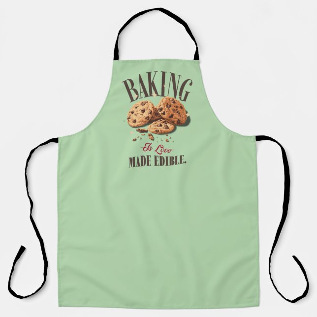 Baking is Love Made Edible Apron (Front)