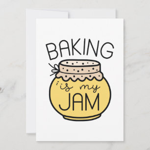 Baking Is My Jam Thank You Card