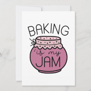 Baking Is My Jam Thank You Card