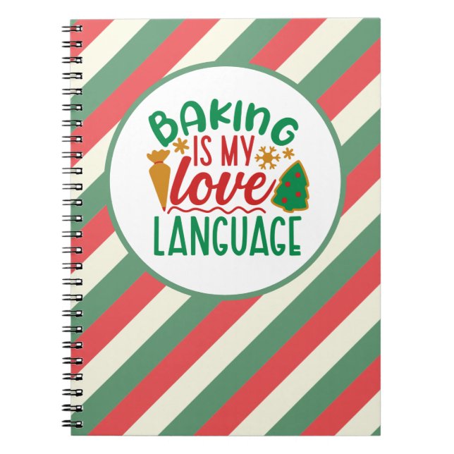 Baking is My Love Language Notebook (Front)