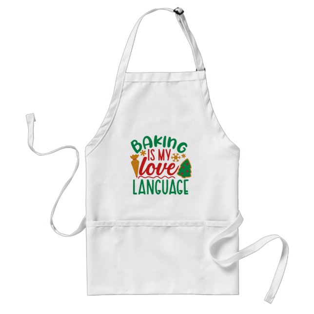 Baking is My Love Language Standard Apron (Front)