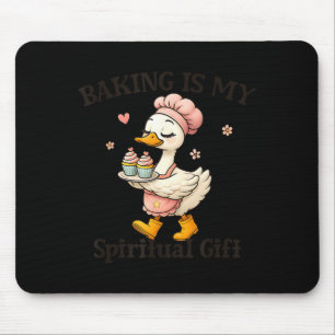 Baking Is My Sritual Gift Baking Humor Kitchen Pas Mouse Pad