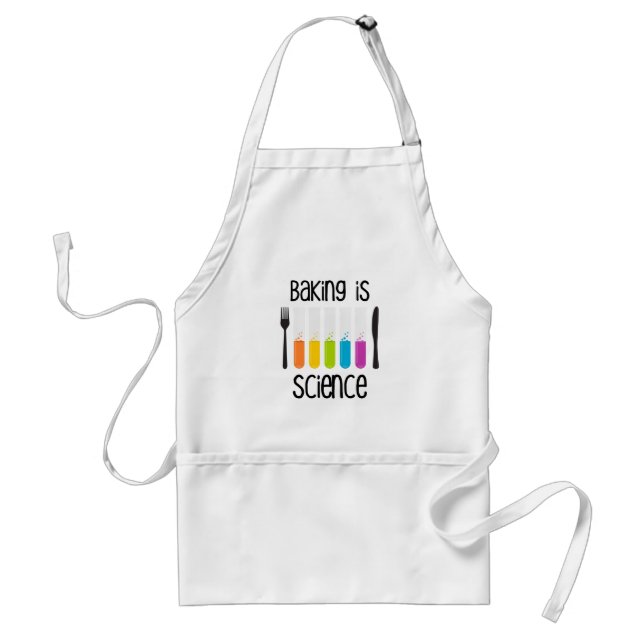 Baking is Science // Cute Baking Quote Standard Apron (Front)